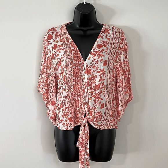 𝅺LOVESTITCH Boho Peasant Top With Bell Sleeves - Picture 4 of 8